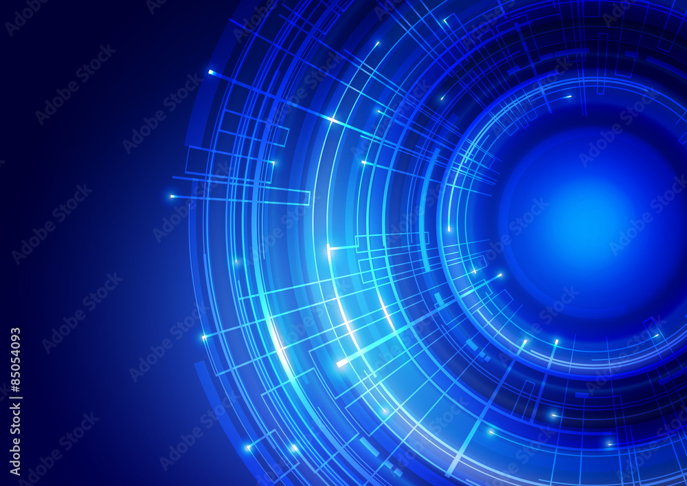 Abstract Technology Blue Background Abstract Technology Blue Background