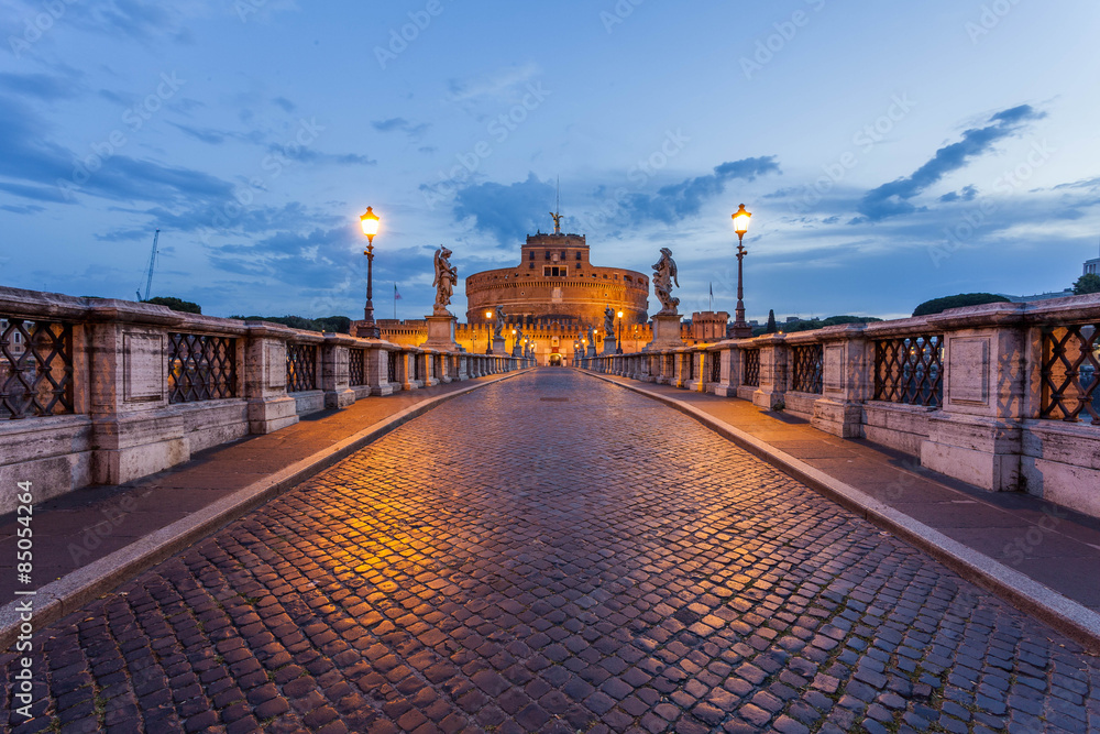 Naklejka premium Castel Sant'Angelo, Rome. Italy