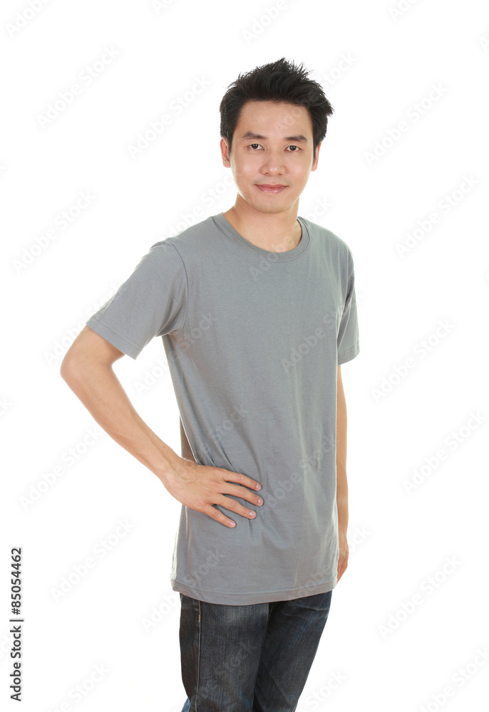 man with t-shirt (side view) man with t-shirt (side view)