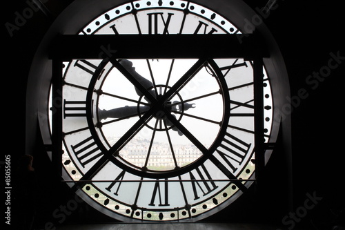Orologio controluce a Parigi (Gare d'Orsay)