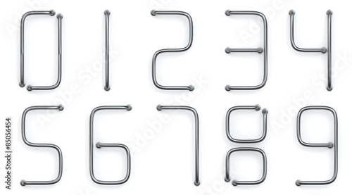 Metal rod numbers