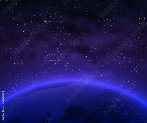 The surface of the Earth from space