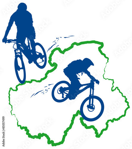 Vélo et ski en Haute-Savoie
