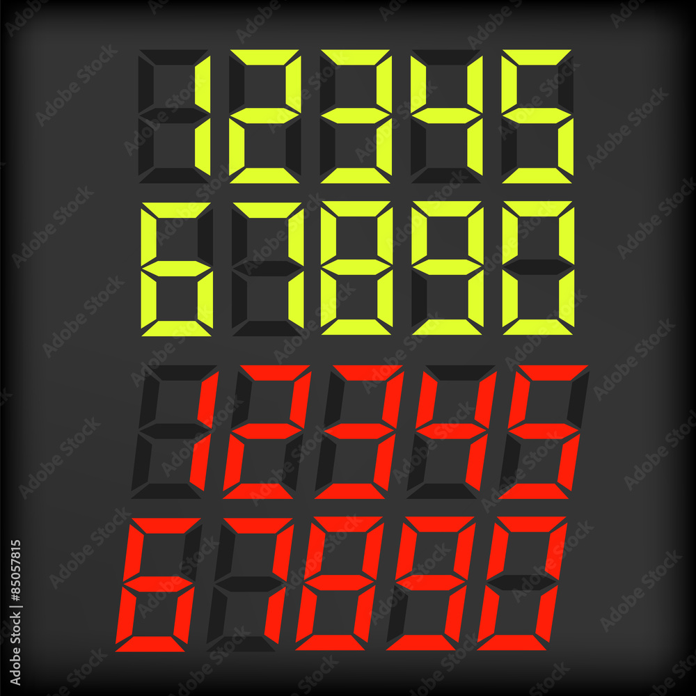 Digital Numbers Digital Numbers