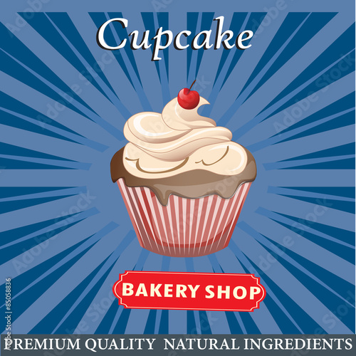 cupcake poster design
