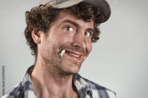 Tablou pe pânză Grinning Redneck