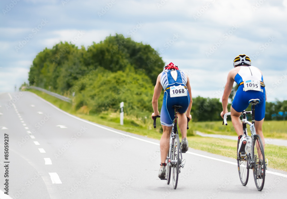 Fototapeta premium Bicycle Race Triathlon