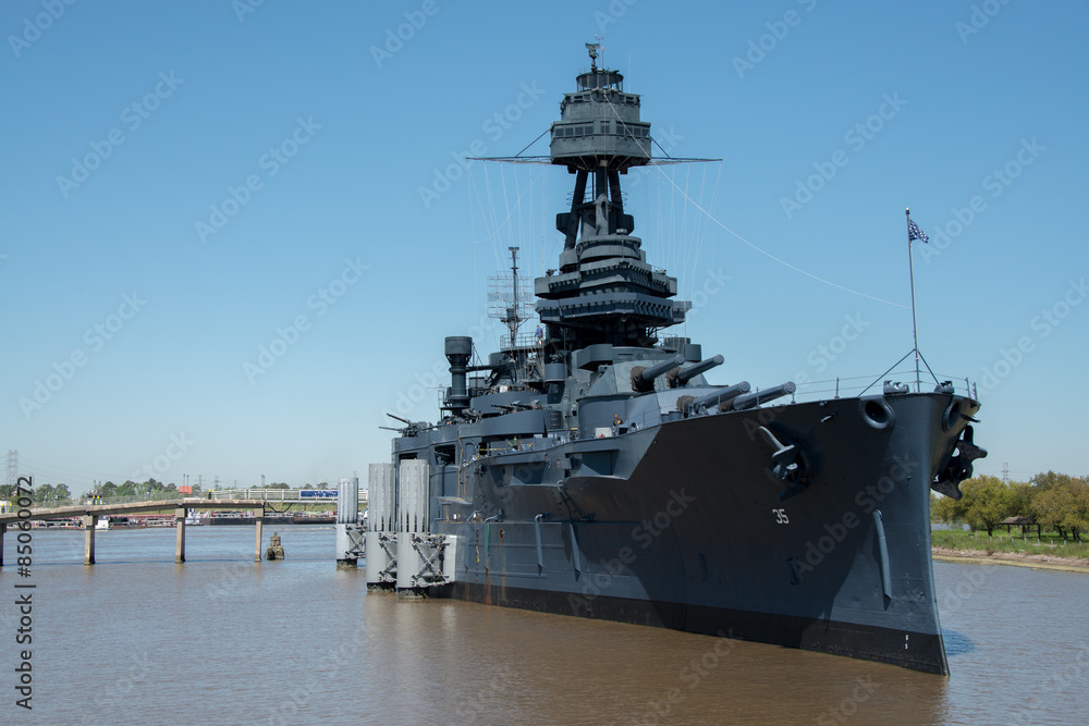 Canvas Print Battleship Texas