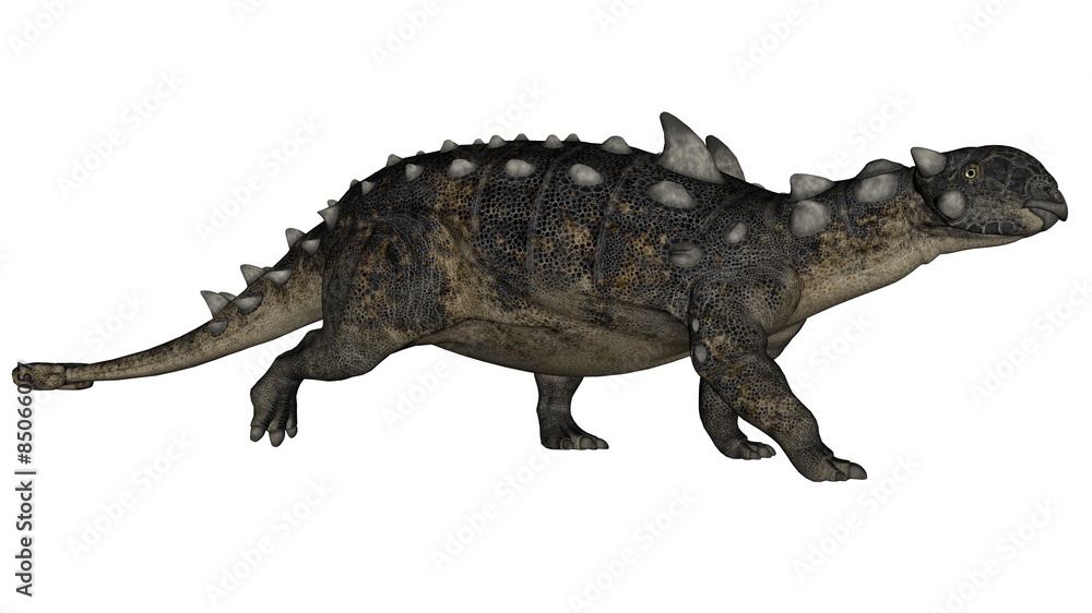 Fototapeta premium Euoplocephalus dinosaur - 3D render