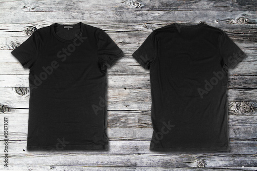 Blank black t-shirts