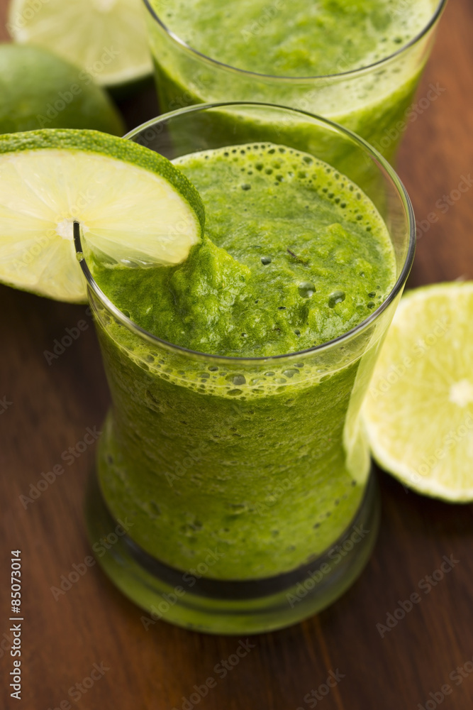Healthy green drink, vegetable juice Healthy green drink, vegetable juice