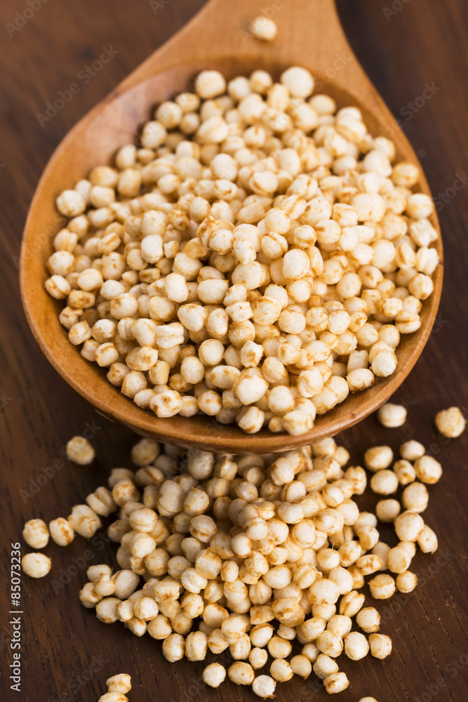 quinoa popping quinoa popping