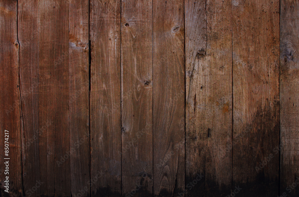 Naklejka premium grains texture old wood panel broad use as natural wooden textur