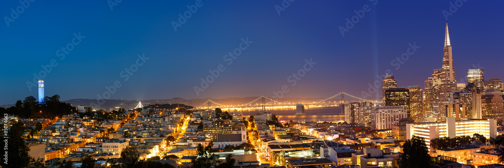 San Francisco Cityscape at Dusk