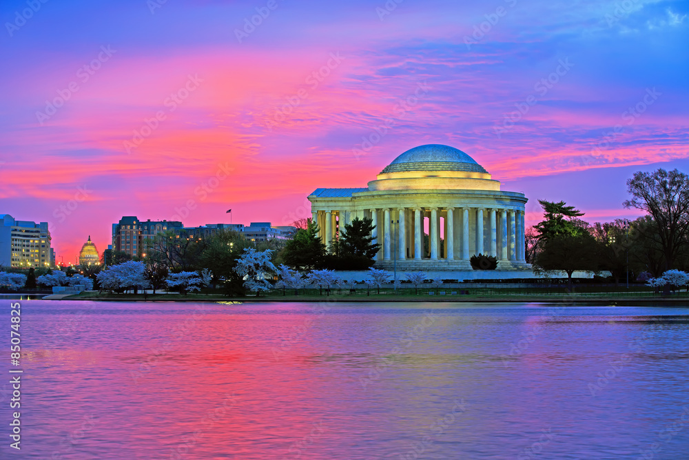 Obraz premium Jefferson Memorial at Sunrise