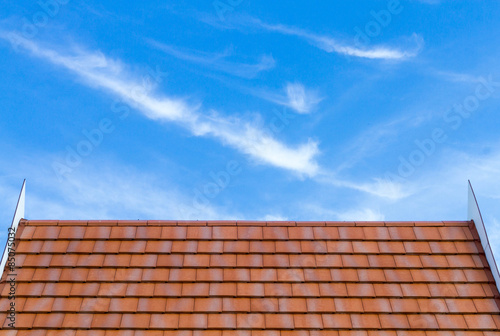 Roof and sky