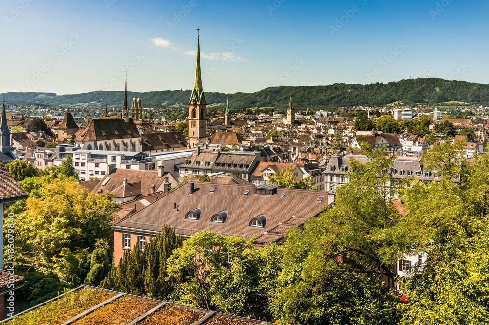 Zurich - Historical city and capital of Switzerland