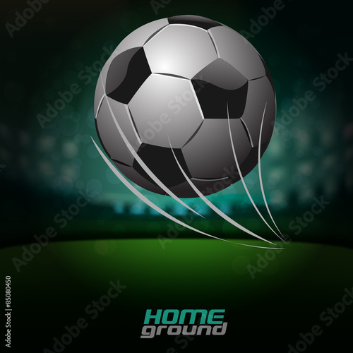 Soccer BalCreated by professional Artist.all elements are kept in separate layers and grouped also very easy to edit. Please visit my portfolio for more options.l Background