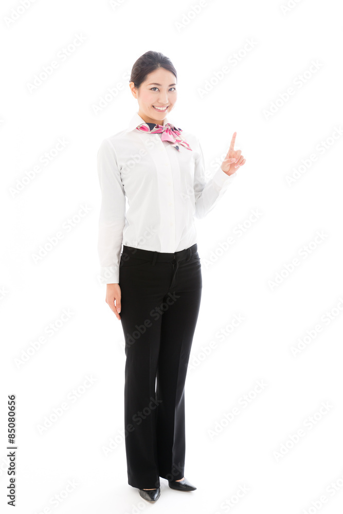 asian businesswoman on white background asian businesswoman on white background