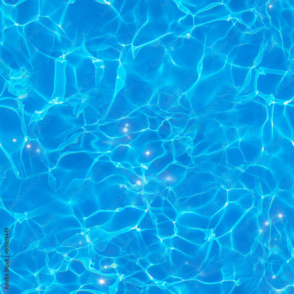 repeatable water light reflections photo pattern on the ground of a pool