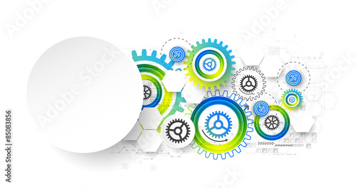 Abstract technology business template background.