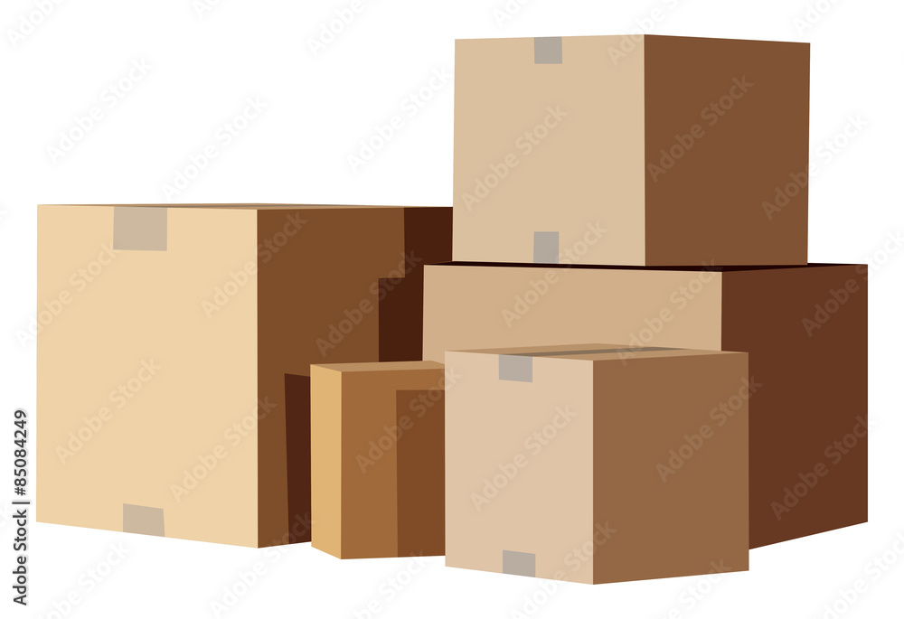 Cardboard boxes