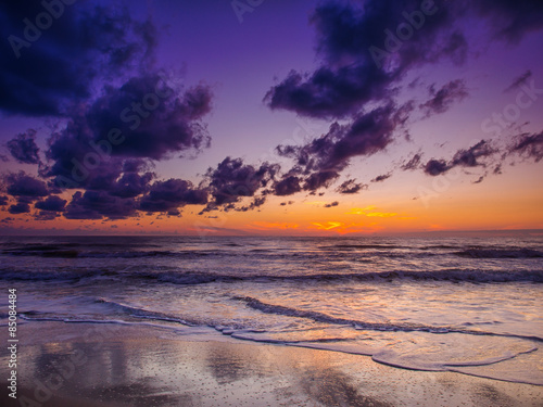 Sea sunrise in Koh Samui island