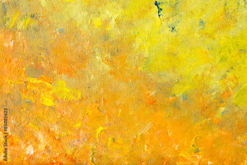Abstract painting in impressionism style in close-up	 - obrazy, fototapety, plakaty 