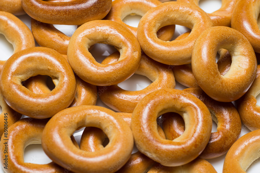 Pile of bagels