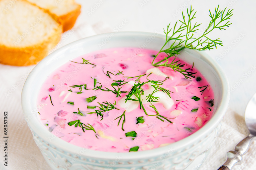 Cold vegetable soup Cold vegetable soup