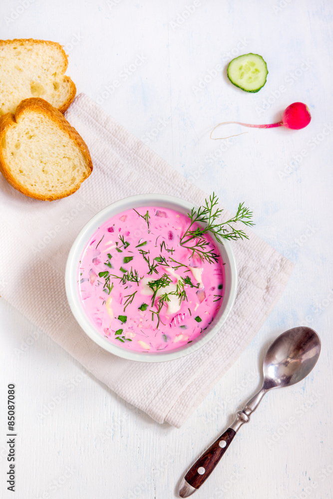 Cold vegetable soup Cold vegetable soup