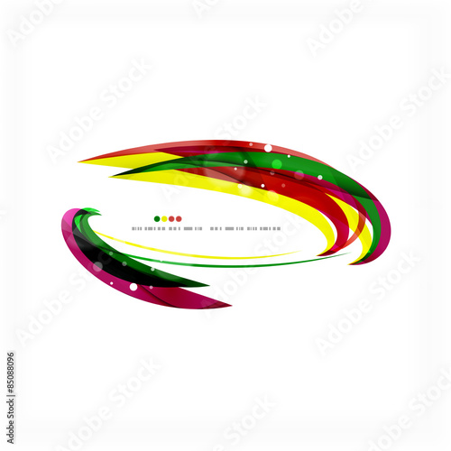 Rainbow bright light air lines background