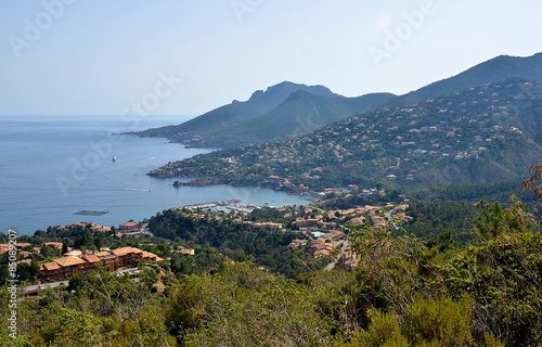 Hiking near Theoule-sur-Mer, French Riviera, Pointe de l'Aiguille.