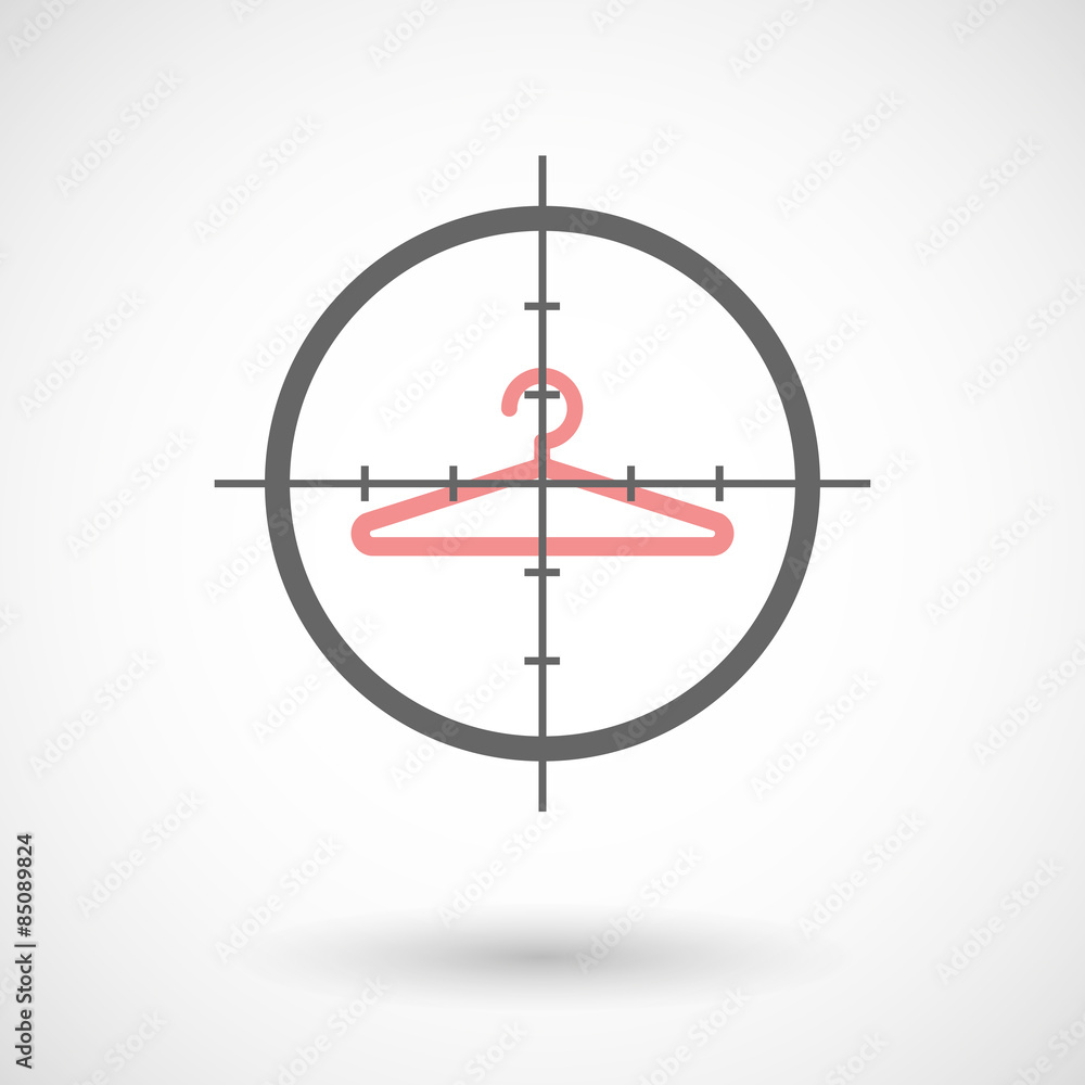 Crosshair icon targeting a hanger Crosshair icon targeting a hanger