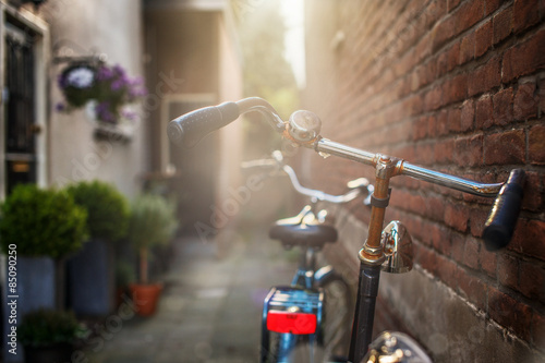 Bicycle on the street.