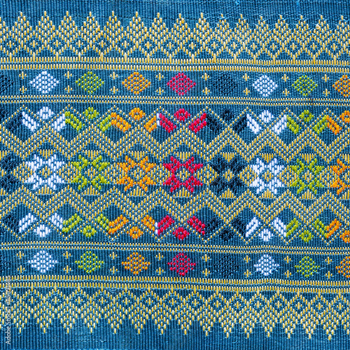 Obraz na płótnie Thai silk fabric pattern w salonie