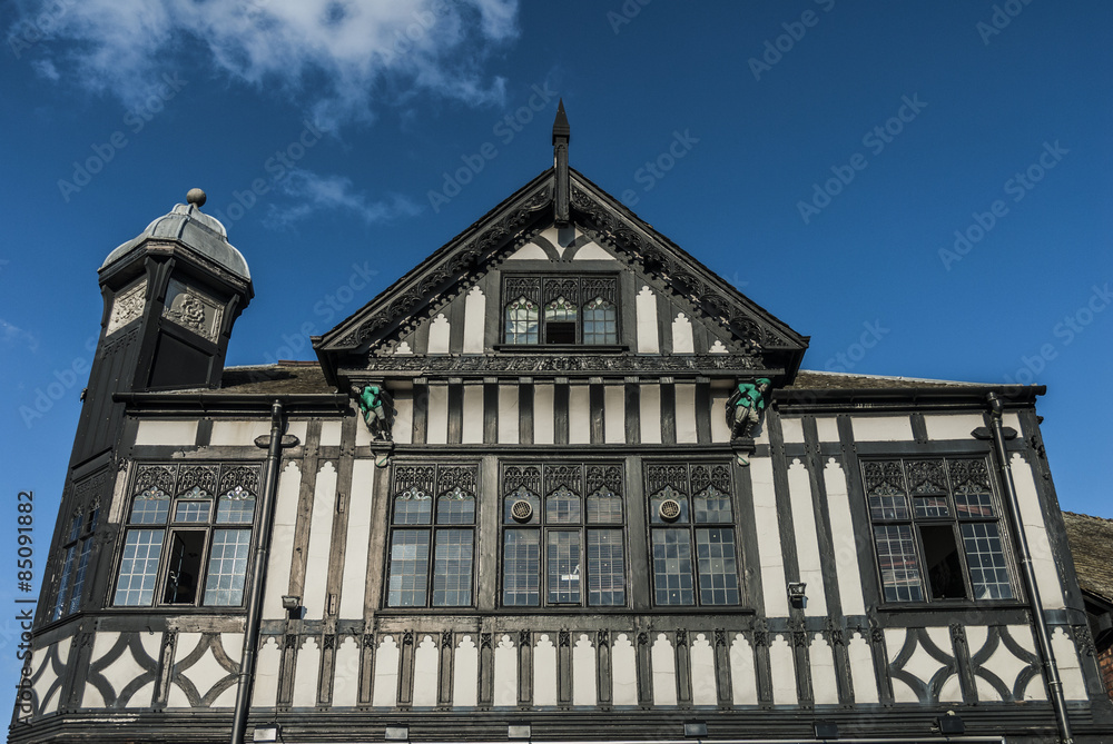 Tudor Building - Northwich Libary, Cheshire.