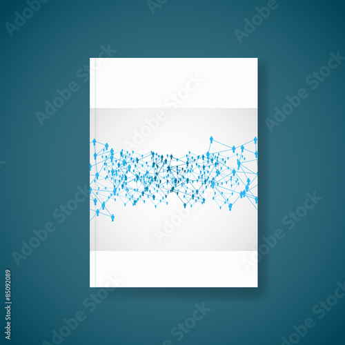 Modern Vector partnership brochure, easy editable