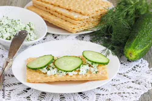 Sandwiches with Cottage Cheese