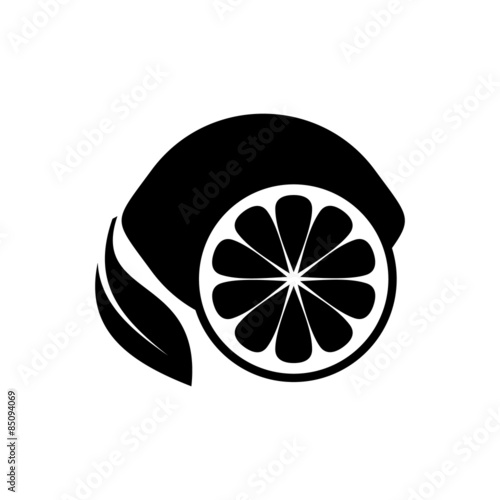 Lemon fruit icon