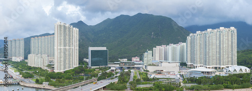Residential district of Hong Kong City