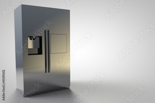 Refrigerator Kitchen Furniture Design silver modern large