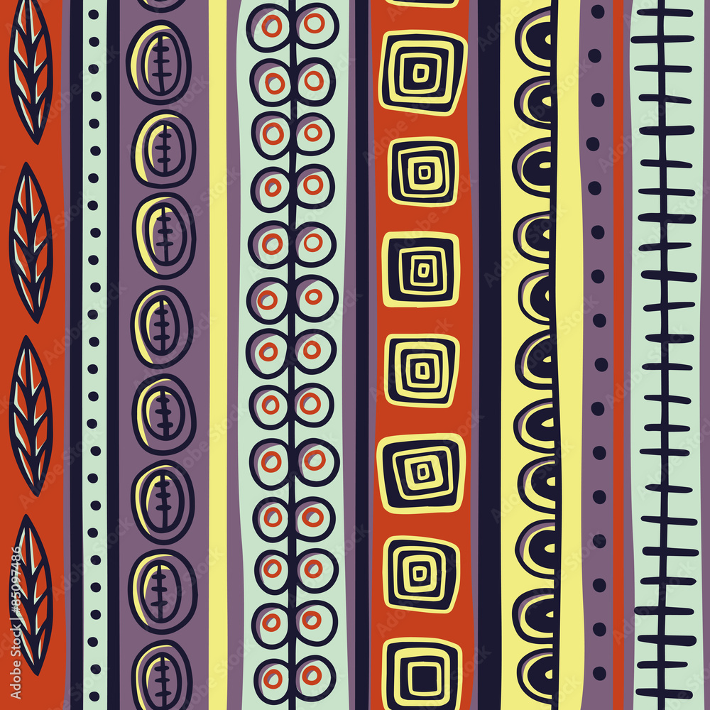Seamless ethnic and abstract pattern Seamless ethnic and abstract pattern