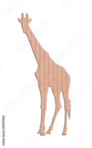 giraffe shape paper box