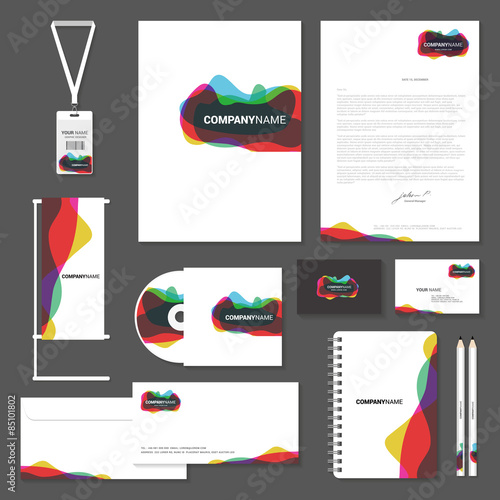 Corporate identity templates, Business card, cd, enverlop, lette