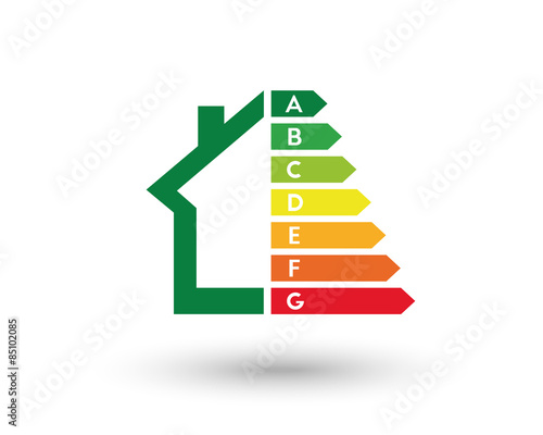 House and energy efficiency concept