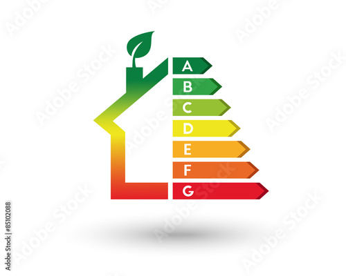 House and energy efficiency concept