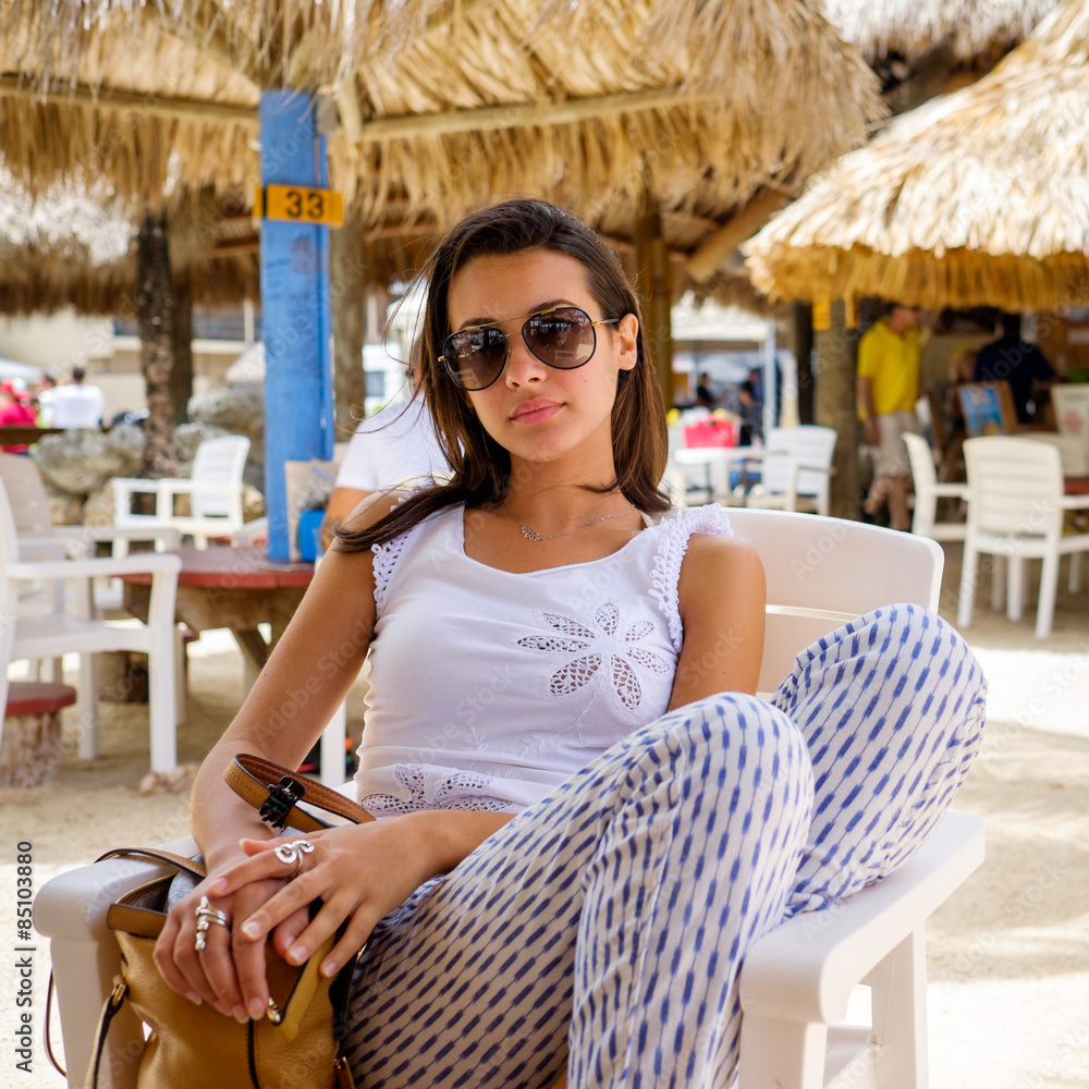 Fototapeta premium Beautiful young woman