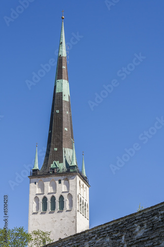 Medieval Church In Tallinn City