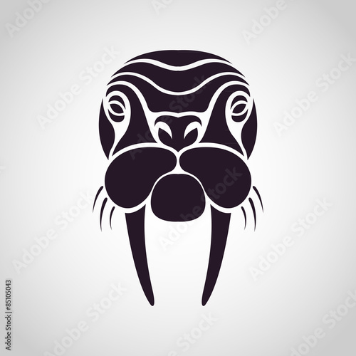 Walrus logo vector